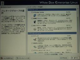 �p�b�P�[�W�O���[�v�̑I��